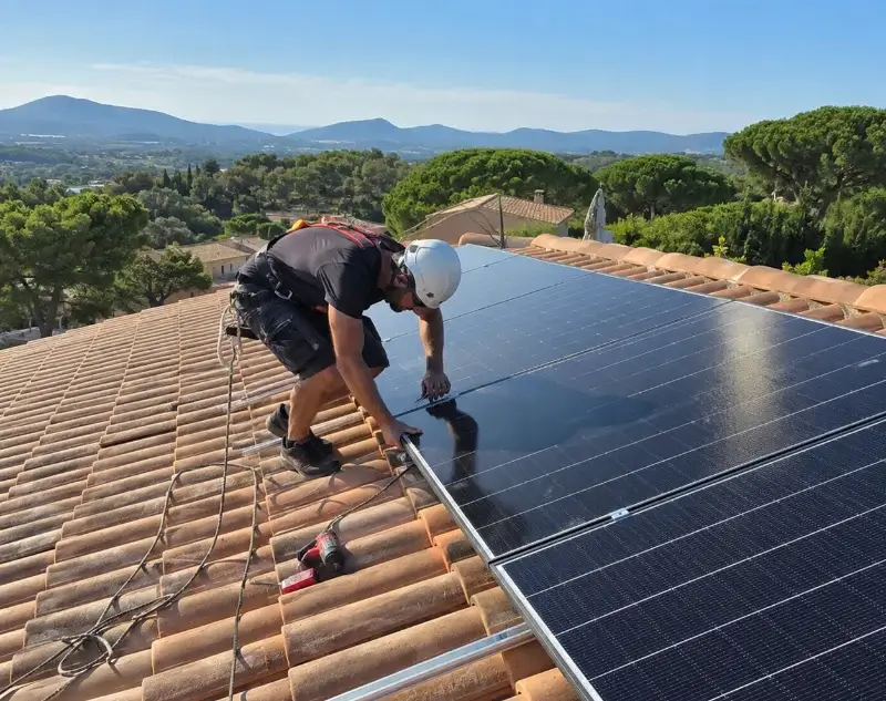 Installateur panneaux solaires Domagné — pose photovoltaïque sur toiture
