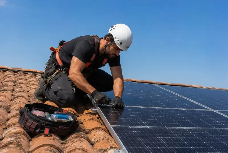 Maintenance et monitoring de panneaux solaires à Domagné
