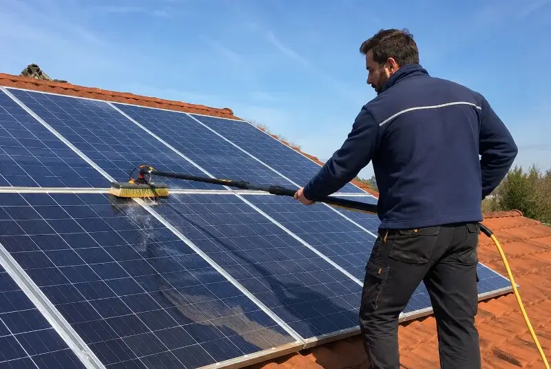 Nettoyage et entretien de panneaux solaires à Domagné